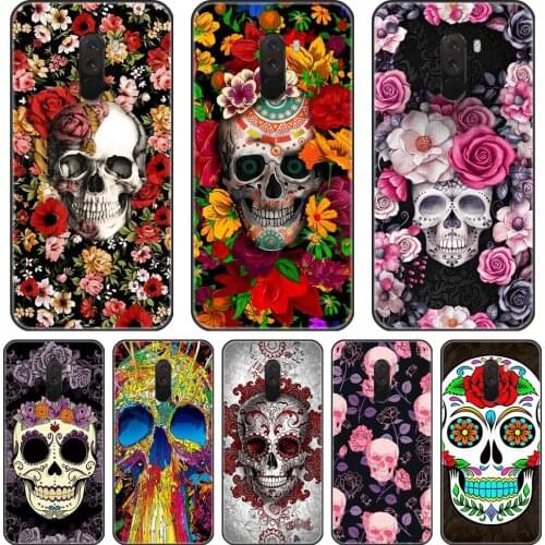 Back Cover For Pocophone F1 Xiaomi Redmi Note 4 4X 5 5A 6 Pro Prime Redmi S2 4 4A 4X 5A 6 6A 5 Plus Silicone Skull Phone Case