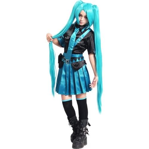 Brdwn V+ Womens Miku Love War Love Philosophy Cosplay Costume School Uniforms Sailor Suits