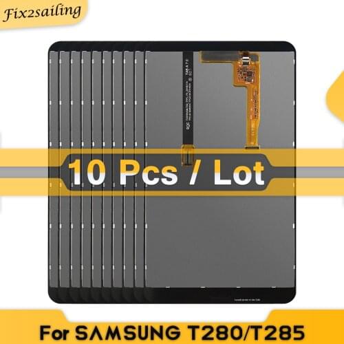 10 pcs New Tested LCD For Samsung Galaxy Tab A SM-T280 T280 T285 SM-T285 LCD Display Touch Screen Replace For T280 T285 LCD