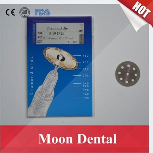 10 Pieces/lot Diameter 19mm Thickness 0.2mm Diamond Cutting Polishing Wheel Discs Dremel Abrasive Tool Dental Diamond Discs