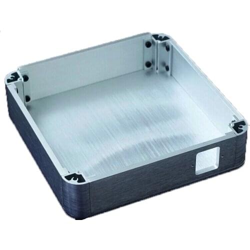 214*55*214MM Rounded aluminum chassis full aluminum front front DAC decoder amplifier Chassis amplifier case BZ2205R