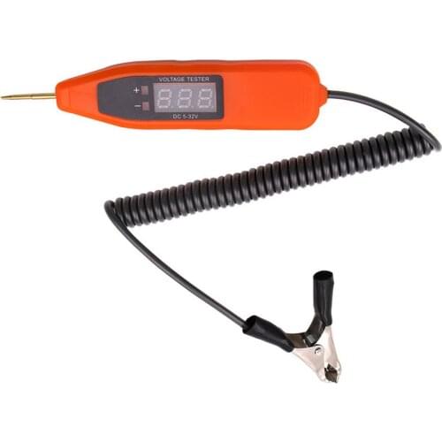 Auto Circuit Tester Digital Electrical System Voltage Tester Car Repair Tool Display Voltage Tester Auto Circuit Diagnostic Tool