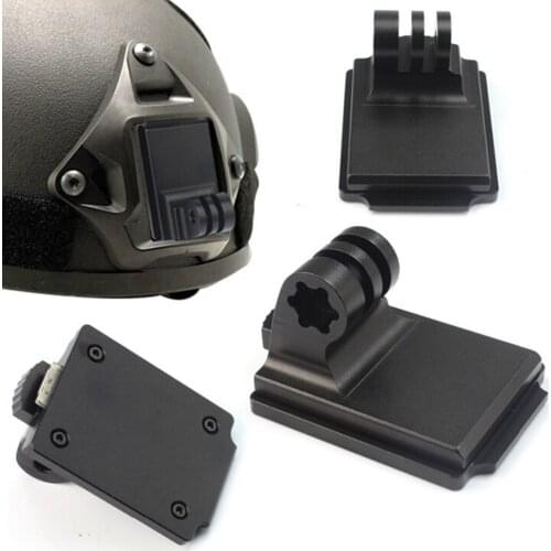 Helmet Aluminum Fixed Mount for Camera for NVG Mount Base for GOPRO Hero 1 2 3 3+ 4 4 for Session 5 and
