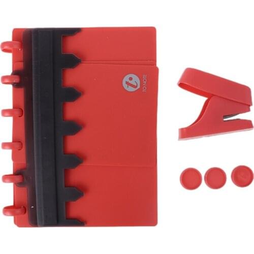 Mushroom Hole Puncher Punch Loose-leaf Notebook A6 A7 6 Hole Paper Cutter Punching Tools Office DIY Stationery