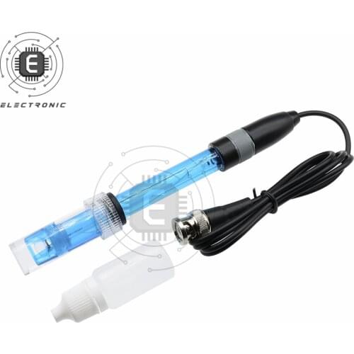 0-14 PH Electrode Probe BNC Connector PH Meter Monitor Controller Rechargeable Aquarium Hydroponic Electrode Probe