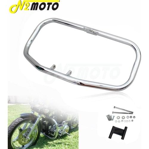 Chrome Highway Engine Guard Crash Bar For Harley Sportster XR XL 883 1200 Hugger Sport Custom Engine Protection Bar 1984-2003