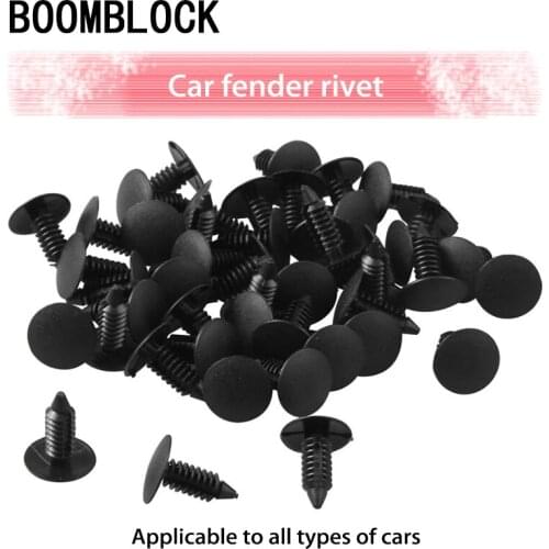 50x Car Door Trunk Bumper Clips Retainer Fender Rivet For BMW E46 E39 E60 E90 E36 F30 F10 X5 E53 E34 Mini Cooper Accessories