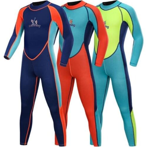 SBART 21019 New Kids Sunscreen Long Sleeve Snorkeling Suit for Girls and Boys