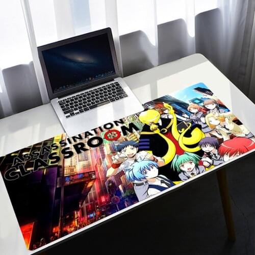 90x40cm XXL Assassination Classroom Mousepad Gamer Gaming Computer Accessories Keyboard Laptop Padmouse Desk Mat Mouse Pad 90x30