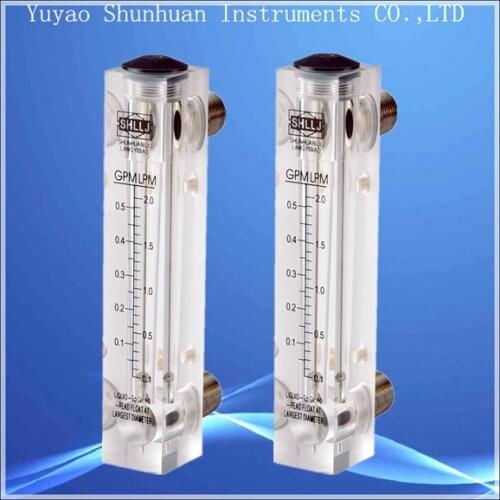 LZT-15T Adjustable Liquid Flowmeter 0.05-0.5GPM 0.2-2LPM Water Flow Meter