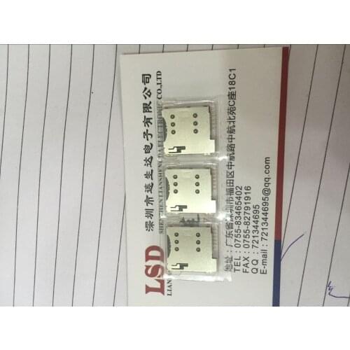 MICRO SIM 6P mobile phe SIM card holder since the elastic supporting sim800c sim900a module sim800l Development board to use