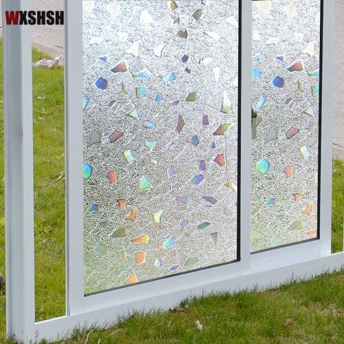 2020 New Abstract Design window stickers 3D Static Cling UV Anti Privacy Decal Sunscreen Glass Window Vinyl Film Raamfolie