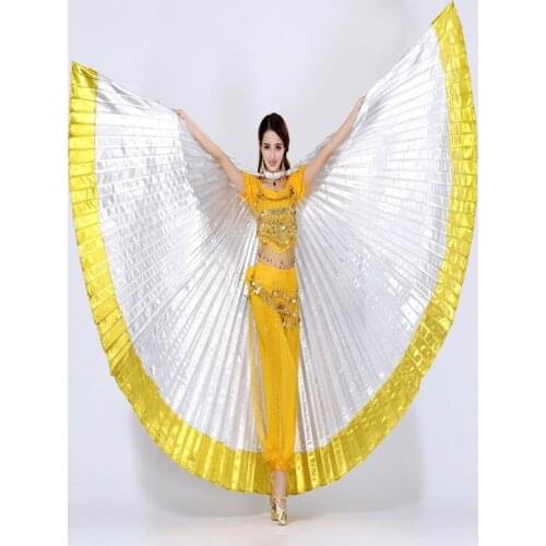 New professional Egyptian Belly Dance Isis Wings for Women fashion adult size Oriental dancing Wings(no Sticks) 2 colors