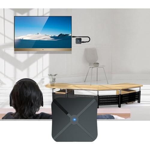 2 in 1 Bluetooth-Compatible Receiver Transmitter TV Computer BT4.2 Wireless Audio Adapter Operating Range Greater than 10 meters