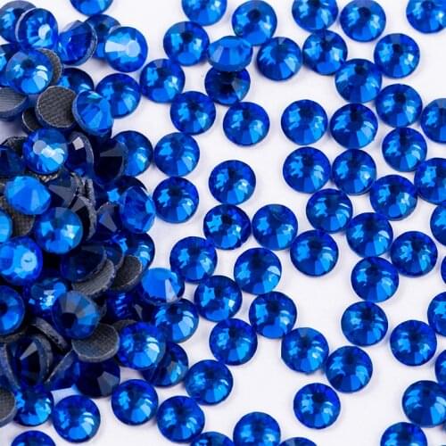 SS3-SS30 Hot fix Rhinestone Glitter Strass Flatback Glass Crystal Hotfix Rhinestone stones Iron on Rhinestones For Garment Shoe