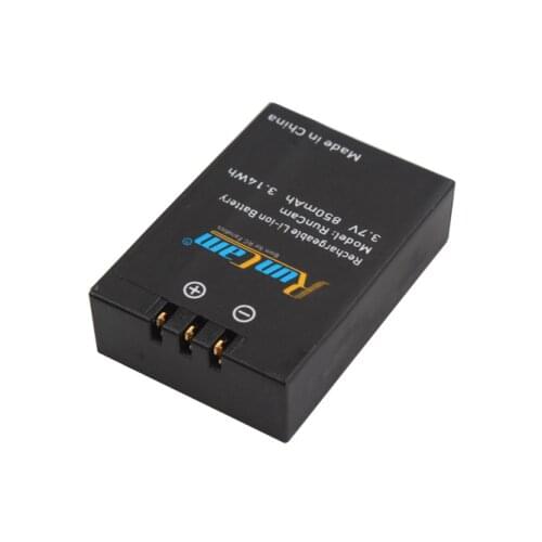 Runcam 2 3s Action Camera Spare Part Rechargeable Battery 3.7V 850mAh 3.14Wh Li-ion Battery RC2-09 RC Models Accessories New