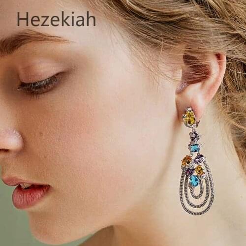 Hezekiah needle Earrings Free shipping Personality fashion Womens Earrings Dance party Superior quality Earrings female