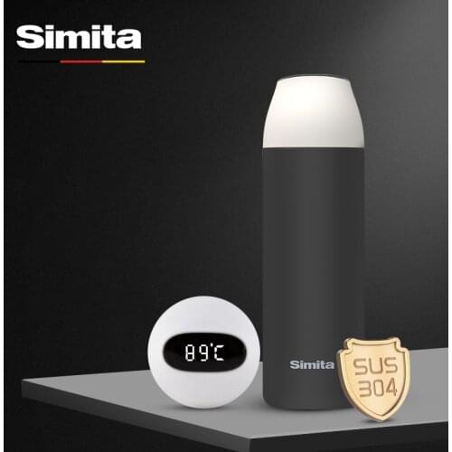 Simita 520ml intelligent thermos Double Wall Vacuum Insulated Water Bottle Travel Mug Coffee Cup