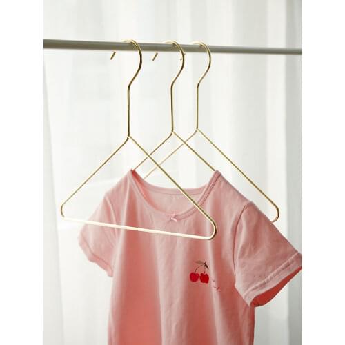 Nordic Gold Iron Mini Coat Hanger Wall Hook Storage Rack Home Organizer Decoration Accessories For Baby Kid Clothes Dress Towel