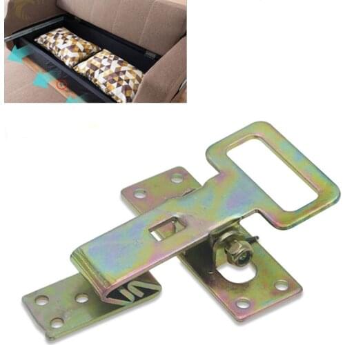 Folding lazy sofa bed hinge Connector Push-pull couch bed self-locking hinge Furniture fixed Buckle Positioning Hardware Fitting