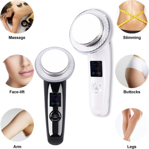 Weight Loss Ultrasound Cavitation Anti Cellulite Infrared Device 6 In1 LED Body Slimming Massager Digital Screen Fat Burner