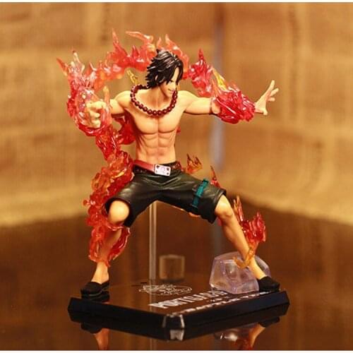 High Quality Figure Model Toys Anime One Piece Newgate Pirate Group Ace Combat Edition Handmade Dolls Ornaments Birthday Gifts