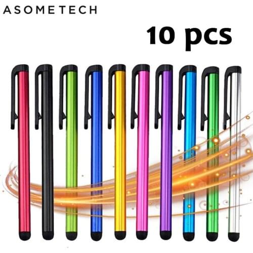 10 PCS/Lot Capacitive Touch Screen Stylus Pen For IPad Air Mini For Samsung xiaomi iphone Universal Tablet PC Smart Phone Pencil