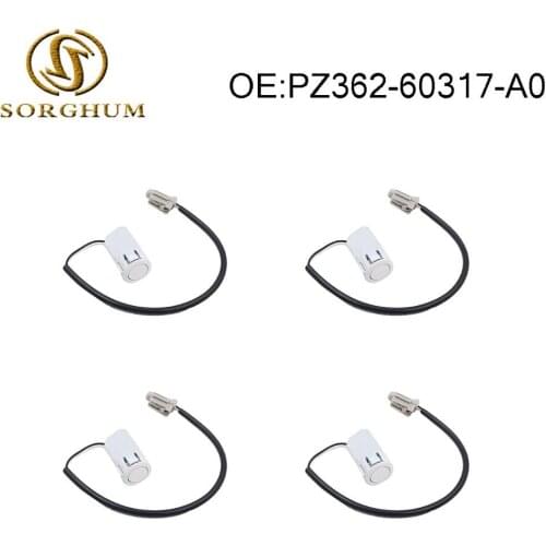 4PCS PZ362-60317-A0 PDC Parking Assist Sensor For Toyota Land Cruiser UZJ100 PZ362-60317 White
