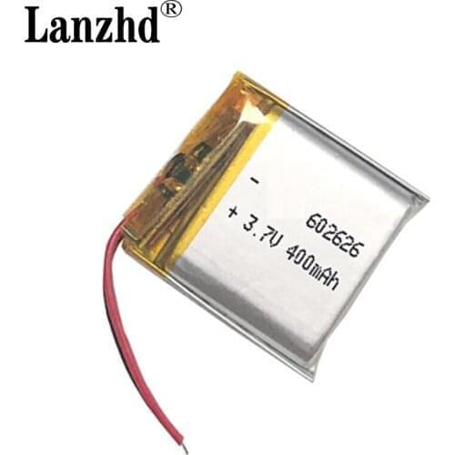 40PCS 3.7V 600mAH 602525 602626 PLIB polymer lithium ion / Li-ion battery for SMART WATCH GPS