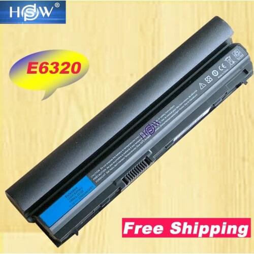 HSW 6cell 09K6P Laptop Battery For Dell Latitude E6120 E6220 E6230 E6320 E6320 E6330 E6430S 0F7W7V 9GXD5 K4CP5 GYKF8