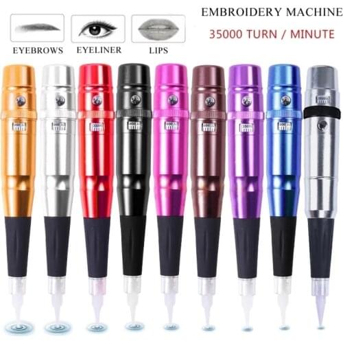 1pcs Newest Tattoo Permanent Makeup Pen Machine Eyebrow Make up Tattoo Machine Eyebrow Lip Tattoo Machine By Free shipping