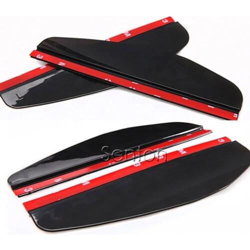 2pcs Car Rain Eyebrow for Volkswagen VW Polo Passat B5 B6 CC GOLF 4 5 6 Touran Bora Tiguan Peugeot 307 206 308 407 Accessories