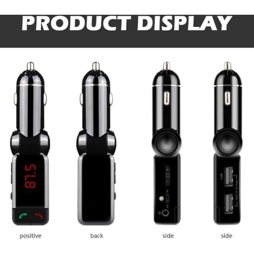 BC06B Car Bluetooth FM Transmitter AUX MP3 Player Wireless FM Radio Adapter Handsfree Bluetooth Kit Led Car Mp3 Player