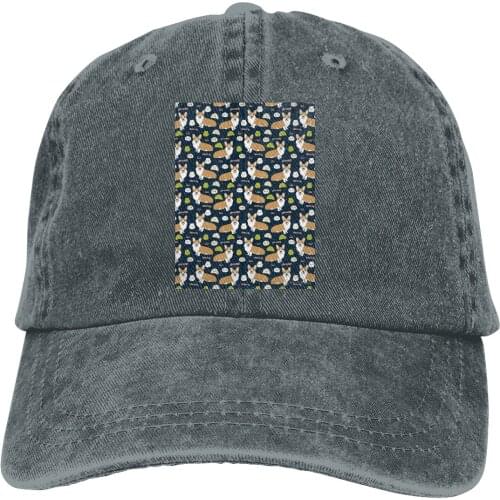 Dog Pattern Pet Friendly Less The Baseball Cap Peaked capt Sport Unisex Outdoor Custom Sushi Corgi Kwaii Dog Humor Foods Hats