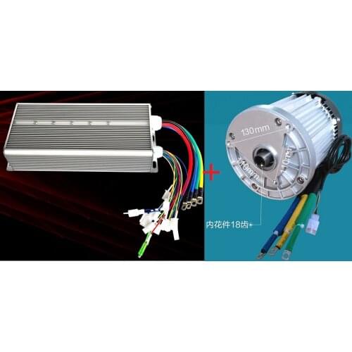 Fast Shipping 3000W 60V DC 36 mofset 1pc brushless motor + 1pc controller E-bike electric bicycle speed control