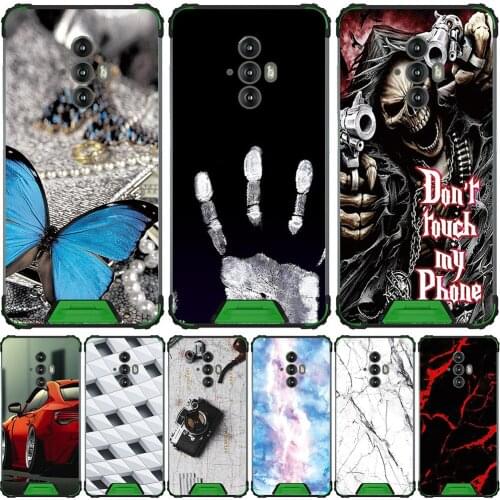 Phone Bags & Case For Blackview BV6600 2021 5.7 inch Cover Soft Silicone Fashion Marble Inkjet Painted Shell Capa