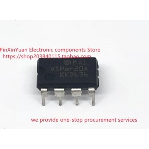 100% New original 10pcs/lot VIPer20A VIPER20A DIP power management chip DIP-8 In stock