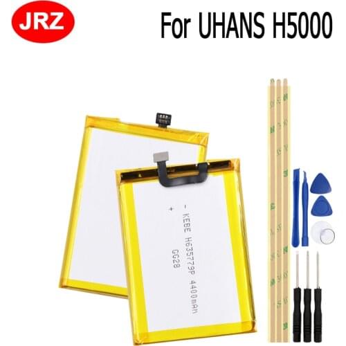 For UHANS H5000 Battery 4500mAh Mobile Phone Replacement Batteria Batterie For UHANS H5000 Accumulator AKKU with Tools