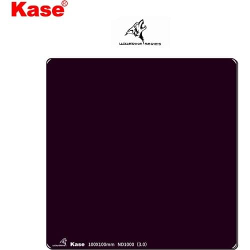 Kase Wolverine 100x100mm Square Solid Neutral Density Filter ND1000 ND3.0/ND64 ND1.8/ND8 ND0.9/ND64000 ND4.8 Optical Glass