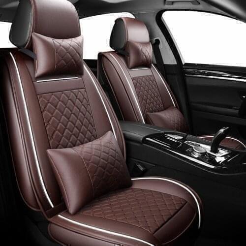 Leather car seat covers for ssang yong rexton tivolan xlv kyron,acura ilx mdx rdx rlx tlx tsx zdx of 2020 2019 2018 2017 2016