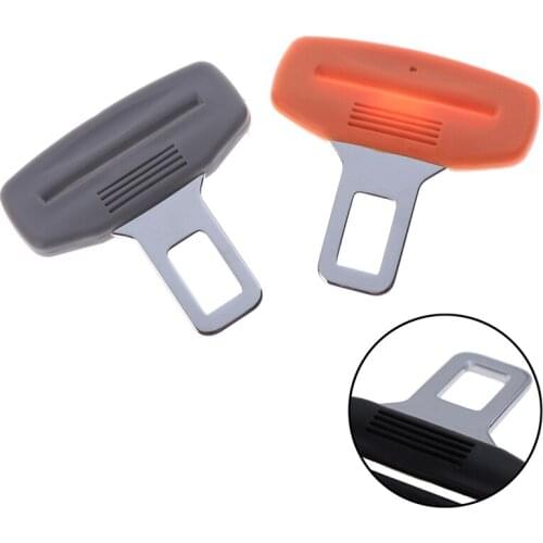 1pc Creative Car safety seat belt buckle alarm stopper clamp car alarm Canceler eliminator inserts Car styling