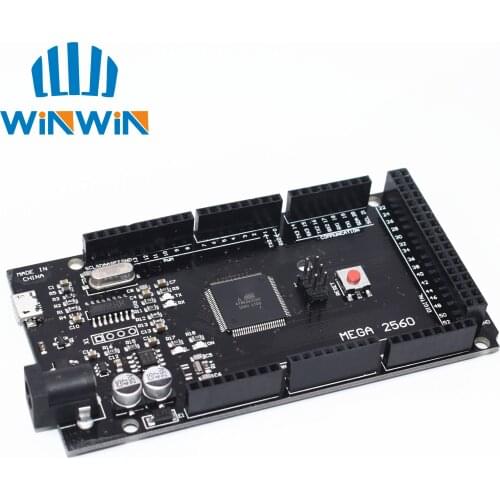 1pcs Mega 2560 R3 CH340G/ATmega2560-16AU MicroUSB. Compatible Mega 2560 With Bootloader (hei)