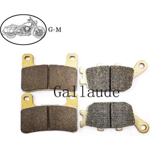 Motorcycle Front / Rear Brake Pads Organic For Kawasaki ZX250 Ninja ZX-25 ZX-25R 2020