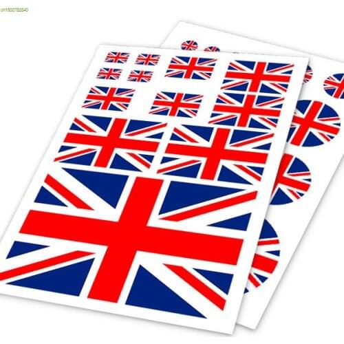 England flag design sticker on car /laptop/bicycle,hot doodle vinyl waterproof sticker,2 models available