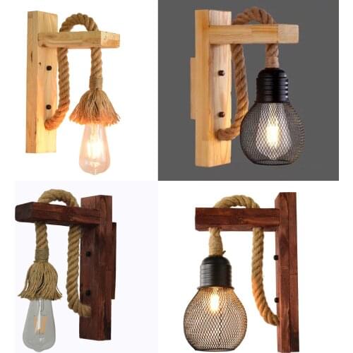 Retro Industrial Wind Wall Lamp Coffee Restaurant Bar Bedroom Aisle Decorative Wall Lamp