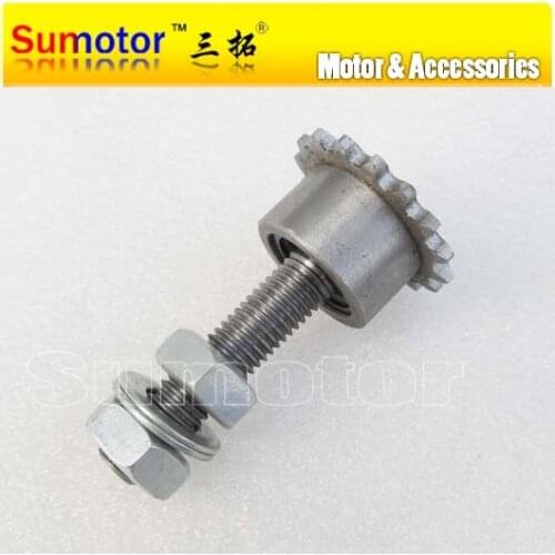 04C16T Tensioner Sprockets 16Teeth Pitch 6.35mm 1/4" Chain wheel Tensioning System easy access adjustment Slave Drive Sheave DIY