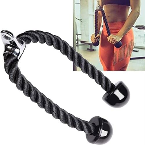 Nylon Triceps Rope Fitness Body Building Gym Pull Rope Fitness Equipment Training Arm Shoulder Strength Exercise Rope