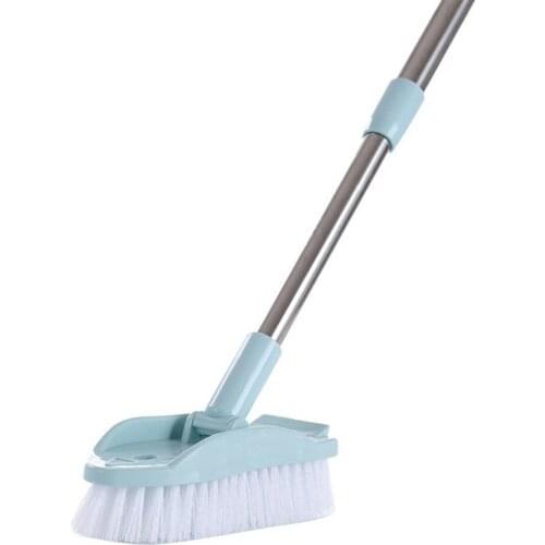Newly Adjustable Bathroom Wall Floors Cleaning Scrub Long Handle Brush Telescopic for Bathtub Tile