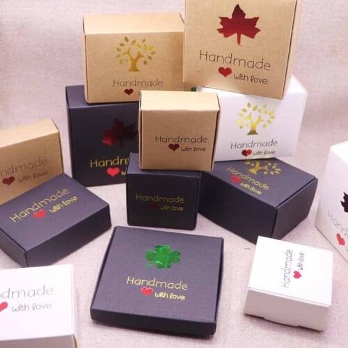 New DIY multi styles gift/candy/packing box DIY handmade with love cardboard gift package & Wedding Favourate BOX Red Heart