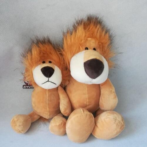 New style about 25cm and 35cm cartoon lions plush toy cute lion soft doll toy Xmas gift h2138